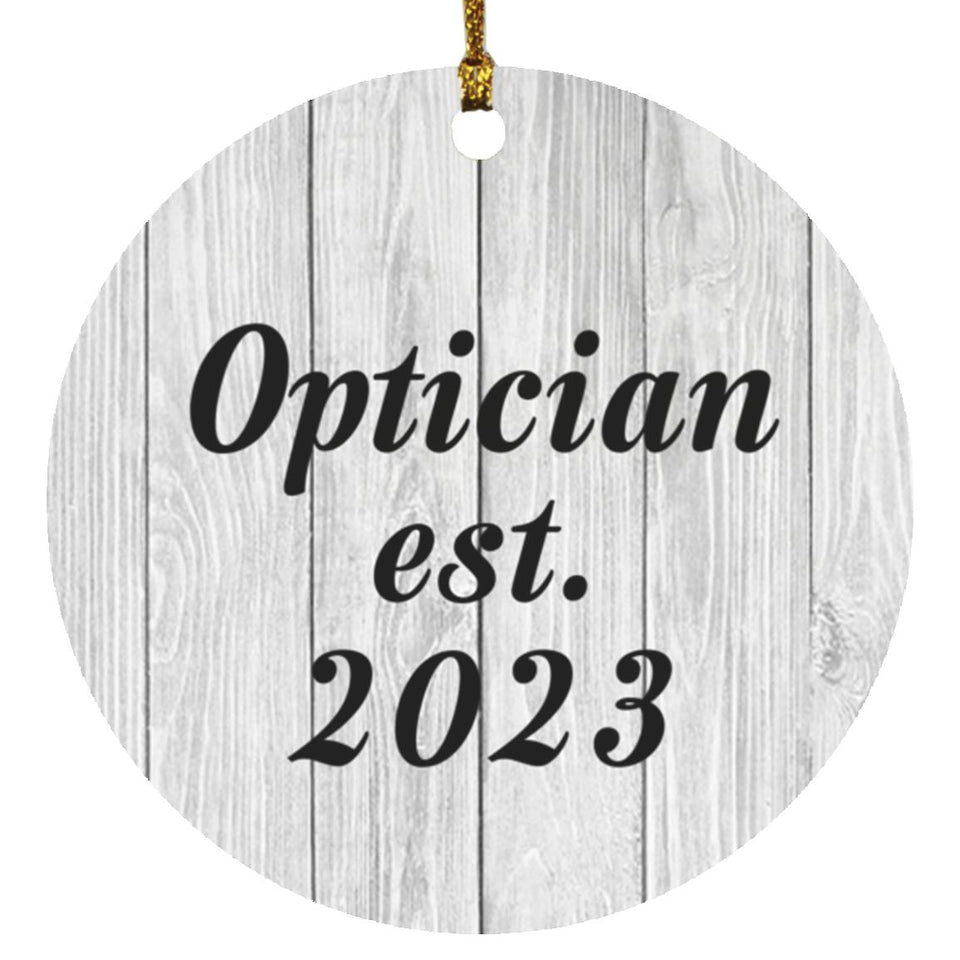 Optician Established Est. 2023 - Circle Ornament F
