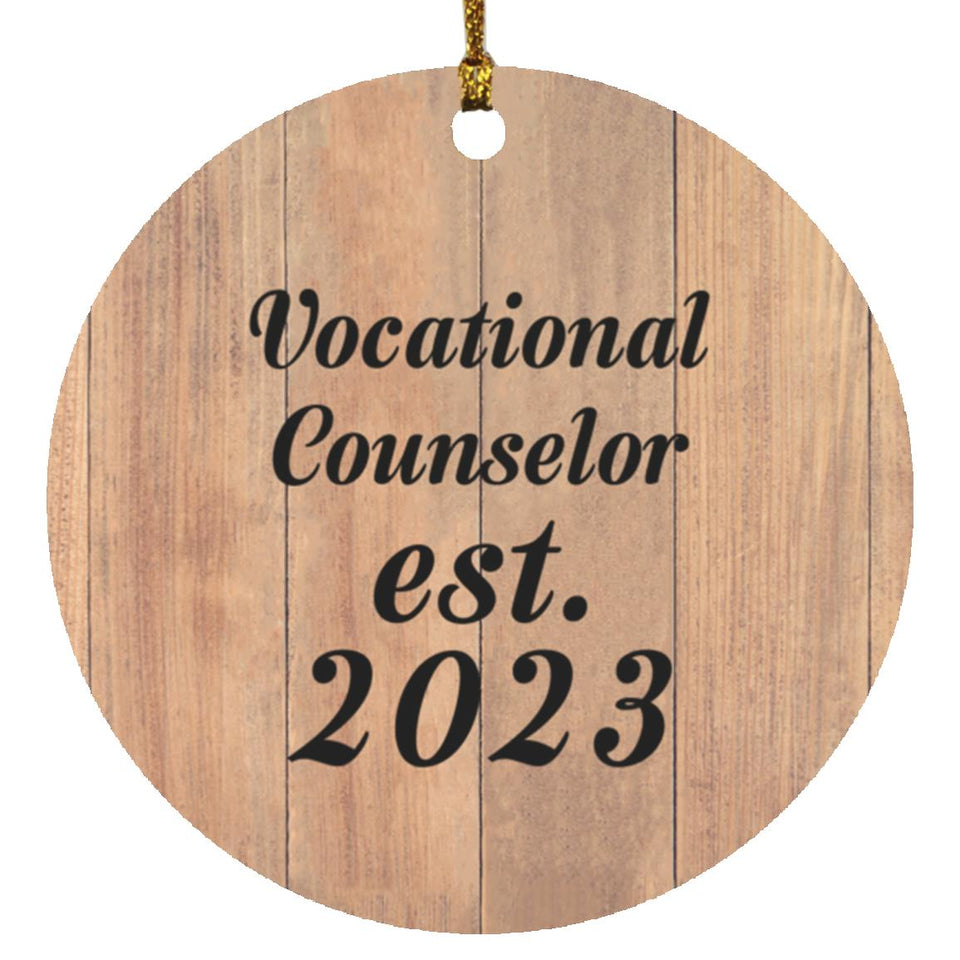 Vocational Counselor Established Est. 2023 - Circle Ornament C