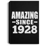 96th Birthday Amazing Since 1928 - Canvas Portrait