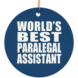 World's Best Paralegal Assistant - Circle Ornament