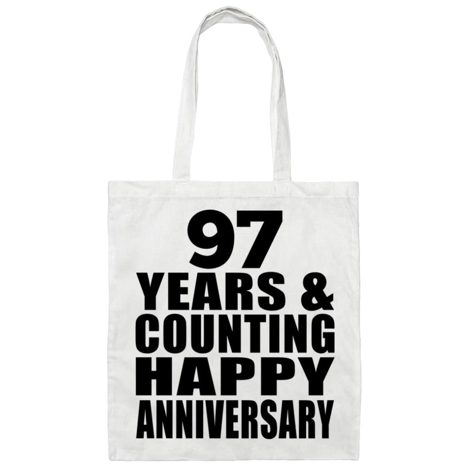 Happy 97th Anniversary 97 Years & Counting - Tote Bag White