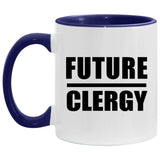 Future Clergy - 11oz Accent Mug Purple