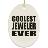 Coolest Jeweler Ever - Oval Ornament