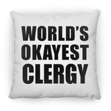 World's Okayest Clergy - Throw Pillow