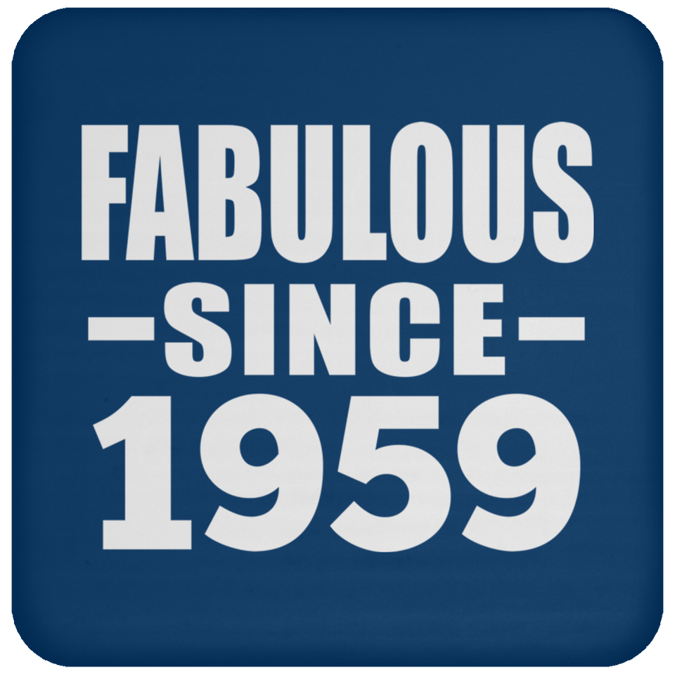 65th Birthday Fabulous Since 1959 - Drink Coaster