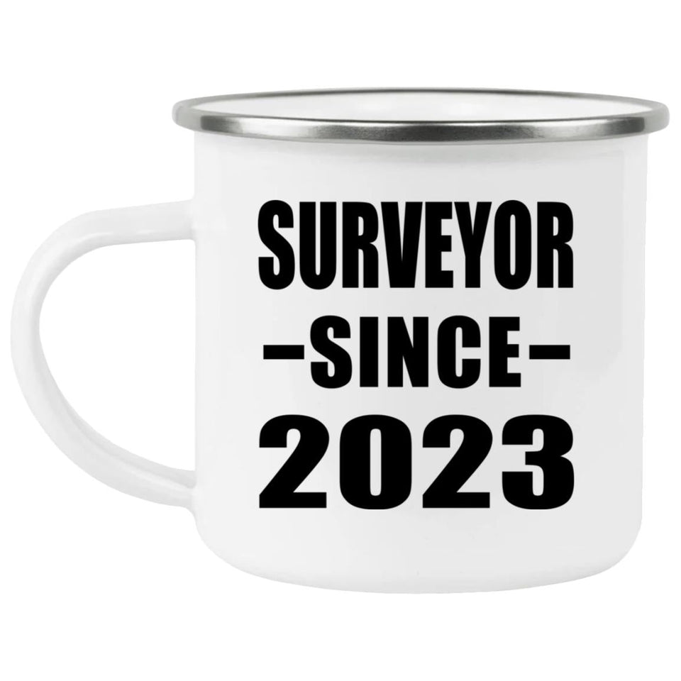 Surveyor Since 2023 - 12oz Camping Mug