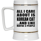 All I Care About Is Korean Cat - Beer Stein