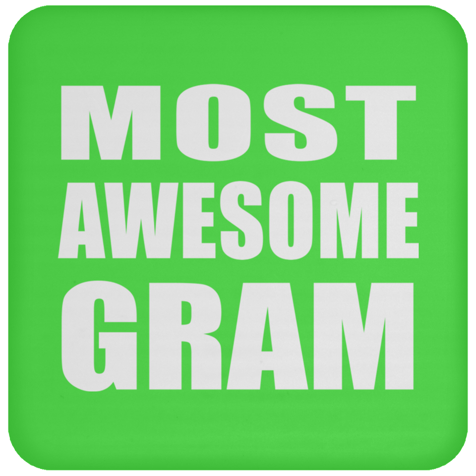 Most Awesome Gram - Drink Coaster