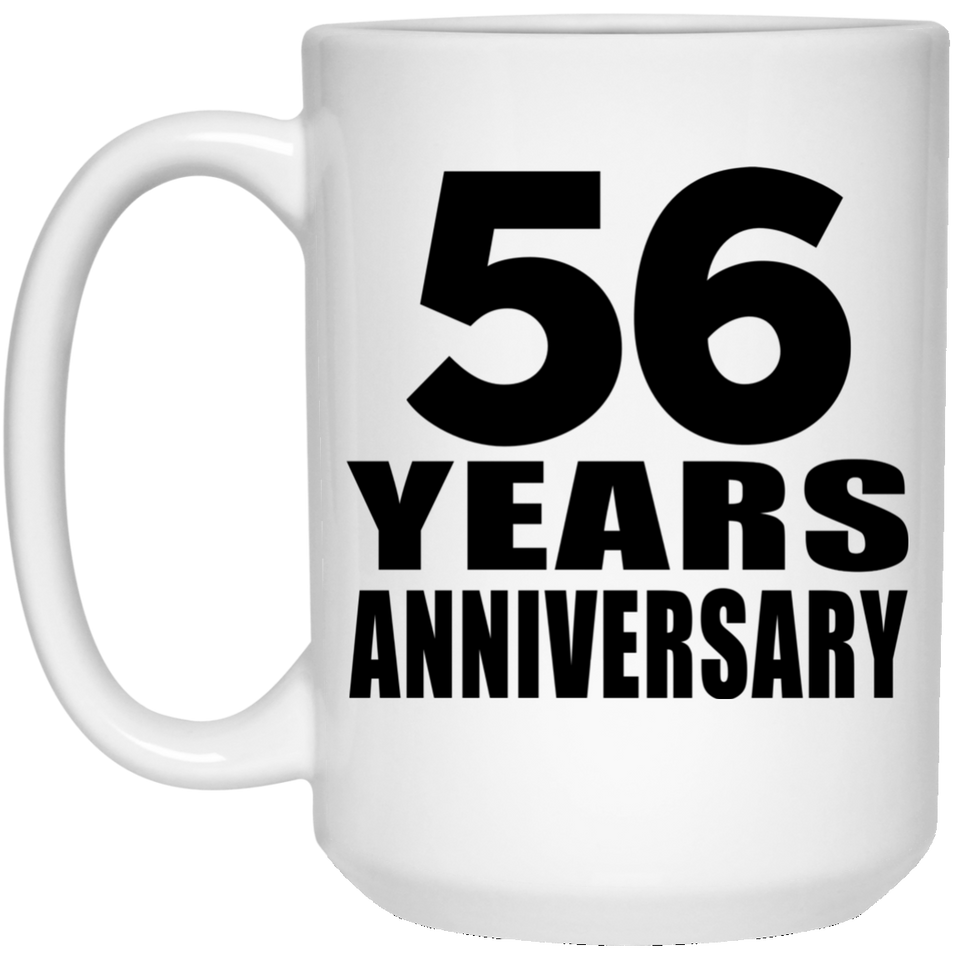 56th Anniversary 56 Years - 15 Oz Coffee Mug