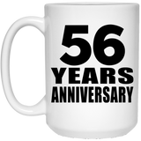 56th Anniversary 56 Years - 15 Oz Coffee Mug