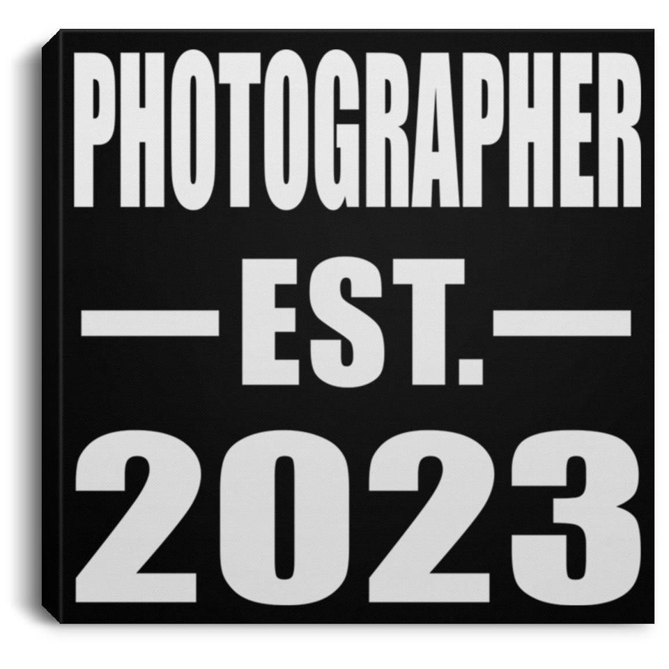 Photographer Established EST. 2023 - Canvas Square