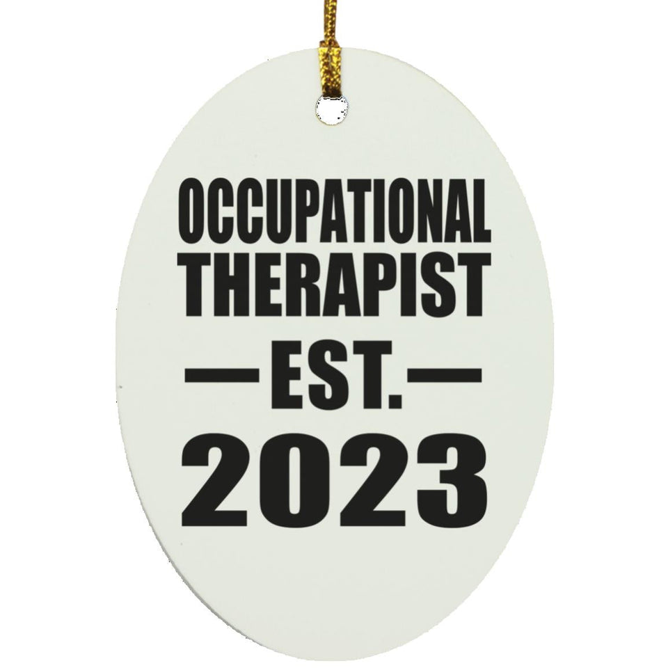 Occupational Therapist Established EST. 2023 - Oval Ornament