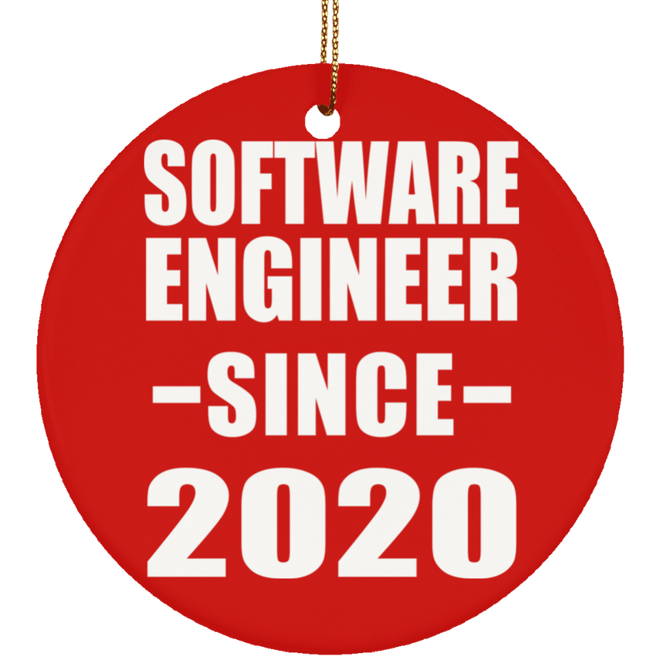 Software Engineer Since 2020 - Circle Ornament
