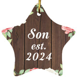 Son Established Est. 2024 - Star Ornament A