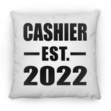Cashier Established EST. 2022 - Throw Pillow