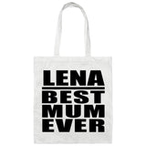 Lena Best Mum Ever - Tote Bag White