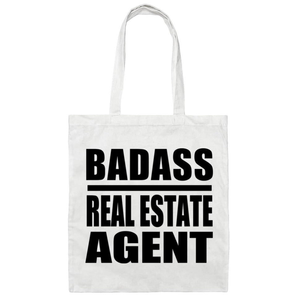 Badass Real Estate Agent - Tote Bag White