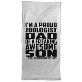 Proud Zoologist Dad Of Awesome Son - Hand Towel