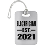 Electrician Established EST. 2021 - Luggage Bag Tag