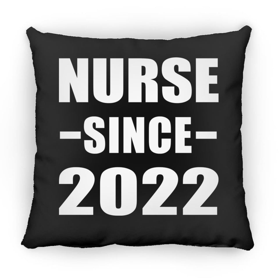 Nurse Since 2022 - Throw Pillow Black