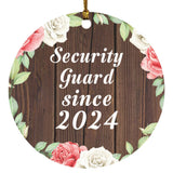 Security Guard Since 2024 - Circle Ornament A