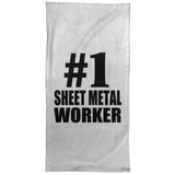 Number One #1 Sheet Metal Worker - Hand Towel