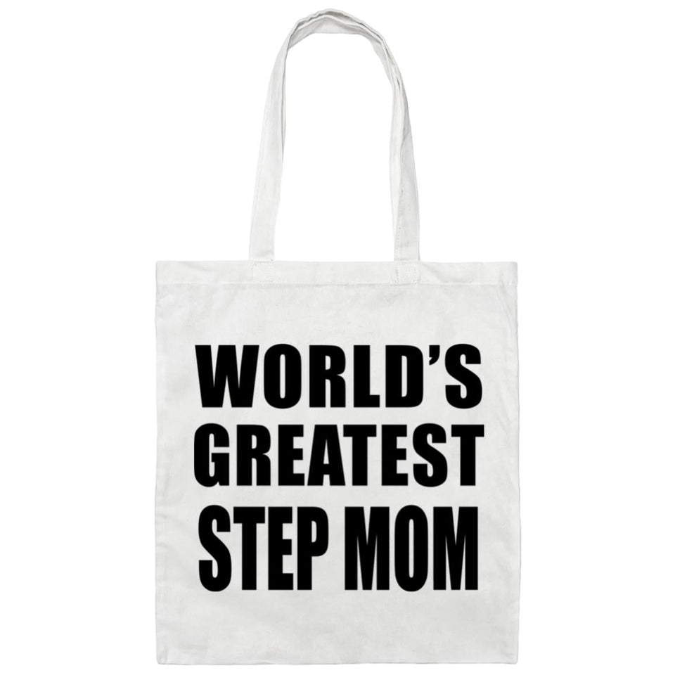 World's Greatest Step Mom - Tote Bag White