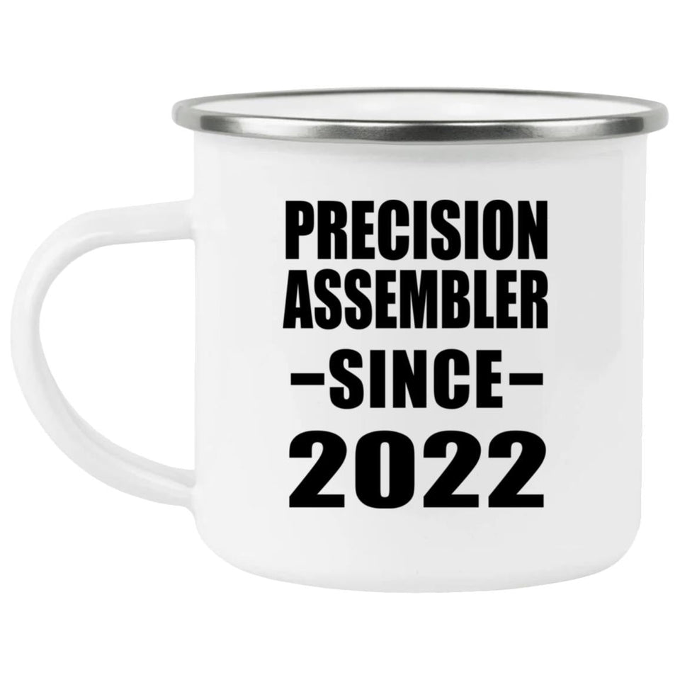 Precision Assembler Since 2022 - 12oz Camping Mug