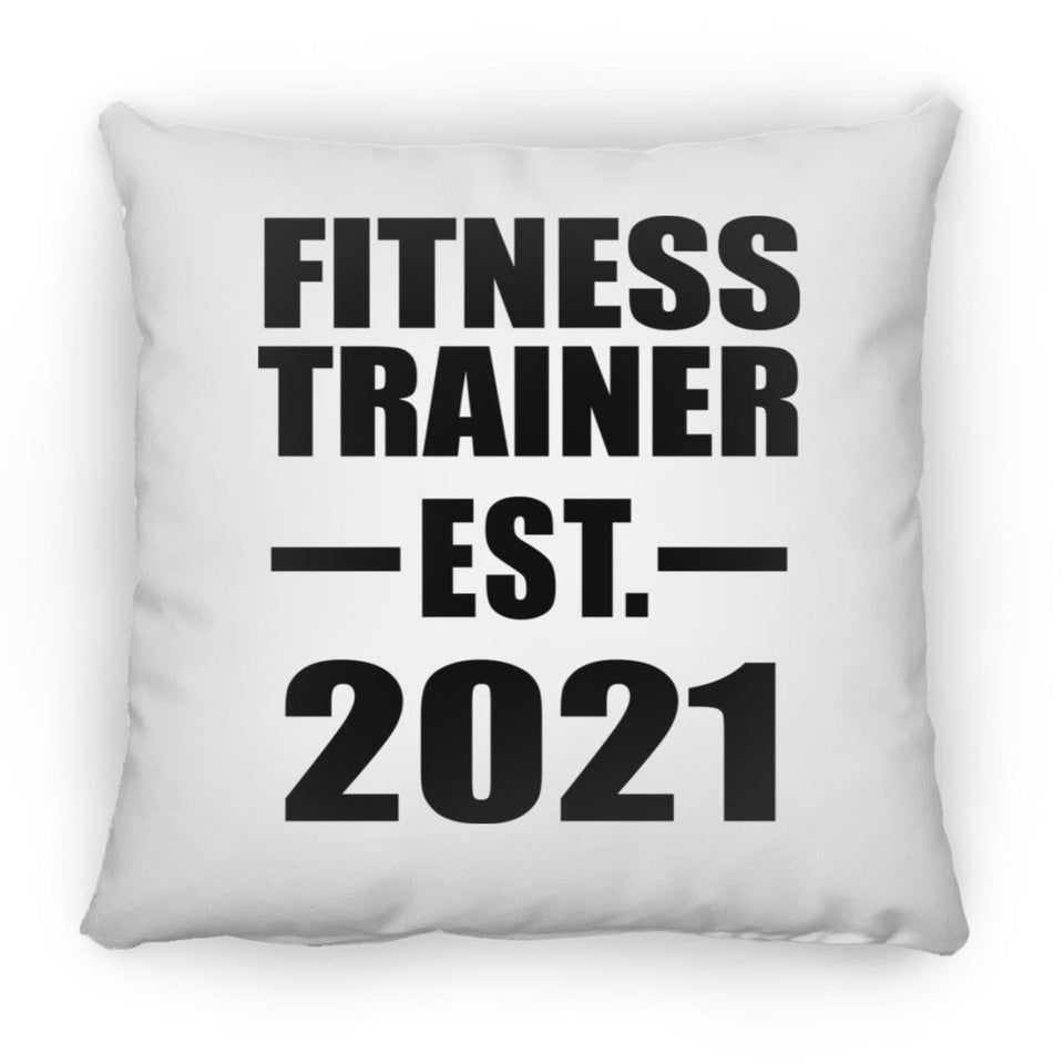Fitness Trainer Established EST. 2021 - Throw Pillow