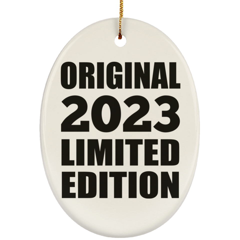 1st Birthday Original 2023 Limited Edition - Oval Ornament