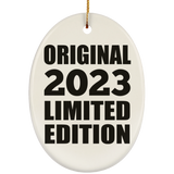 1st Birthday Original 2023 Limited Edition - Oval Ornament