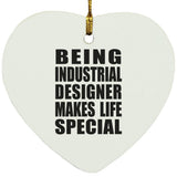 Being Industrial Designer Makes Life Special - Heart Ornament