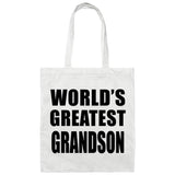 World's Greatest Grandson - Tote Bag White