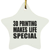 3D Printing Makes Life Special - Star Ornament