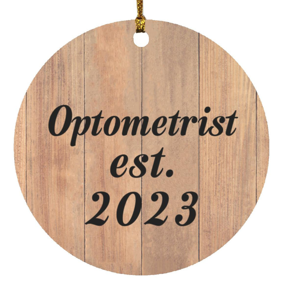 Optometrist Established Est. 2023 - Circle Ornament C