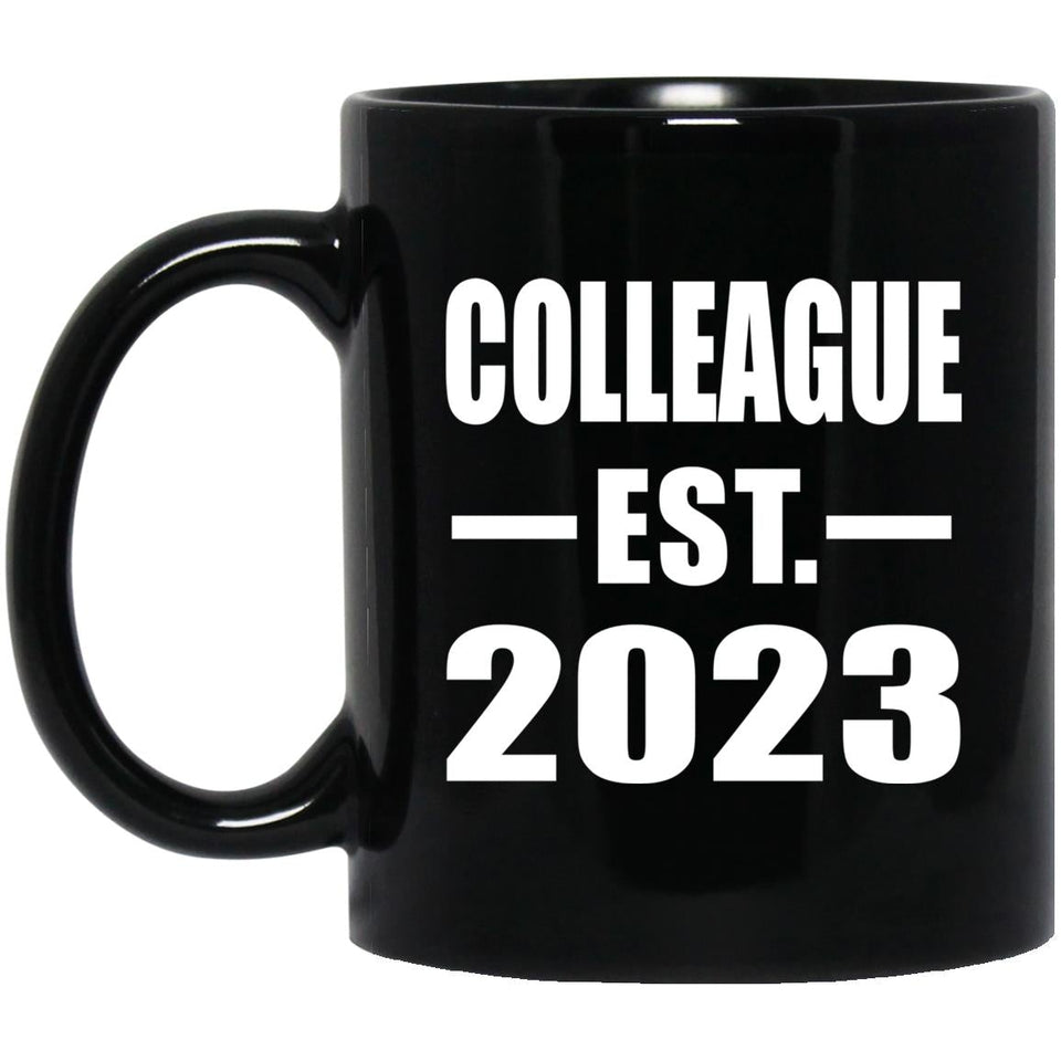 Colleague Established EST. 2023 - 11oz Coffee Mug Black
