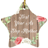 First Year As Step Mother - Star Ornament B