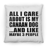 All I Care About Is My Canaan Dog - Throw Pillow