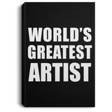 World's Greatest Artist - Canvas Portrait