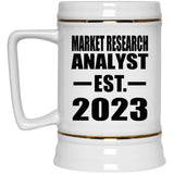 Market Research Analyst Established EST. 2023 - Beer Stein
