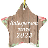 Salesperson Since 2023 - Star Ornament B