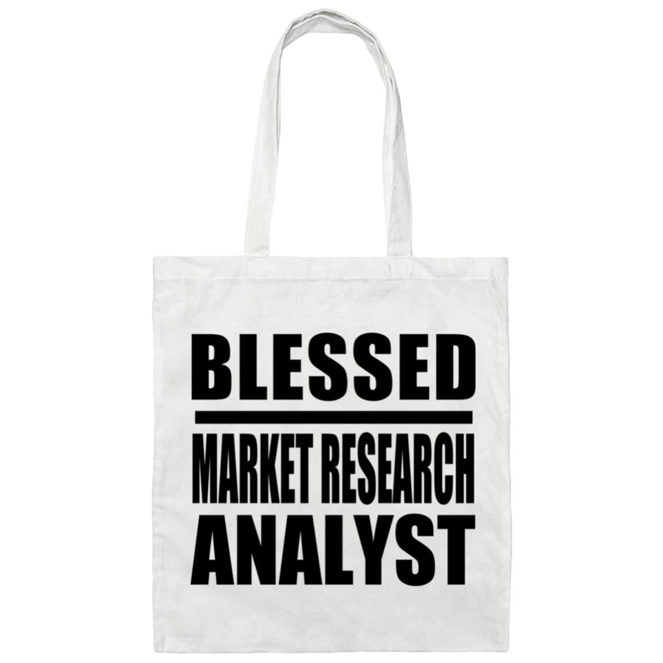 Blessed Market Research Analyst - Tote Bag White