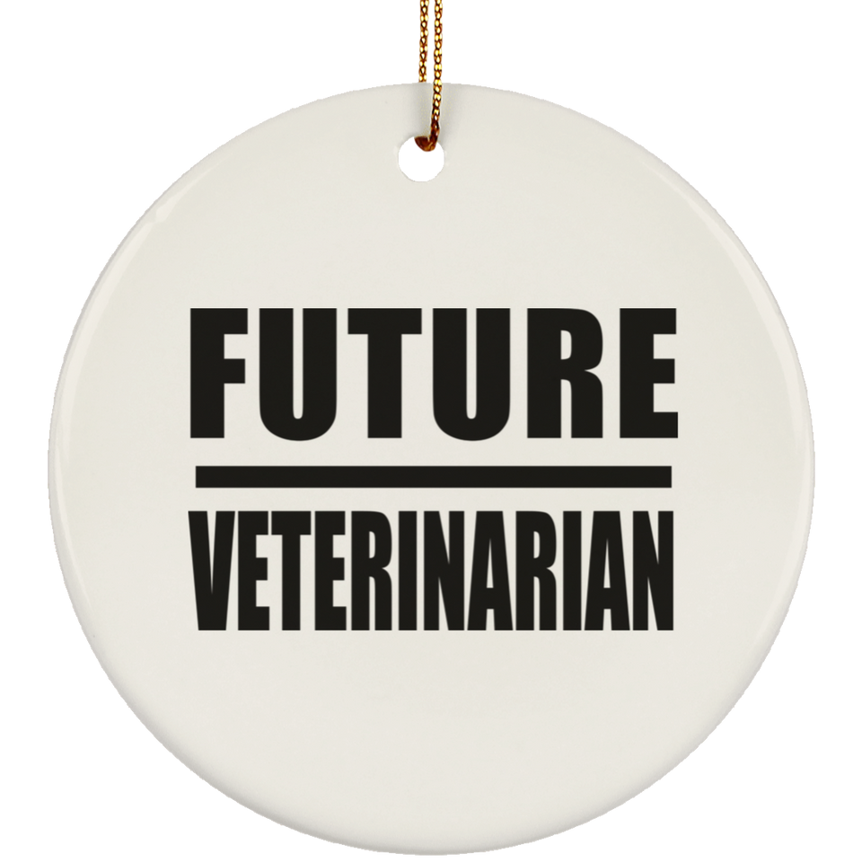 Future Veterinarian - Circle Ornament