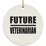 Future Veterinarian - Circle Ornament