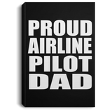 Proud Airline Pilot Dad - Canvas Portrait