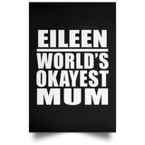 Eileen World's Okayest Mum - Poster Portrait