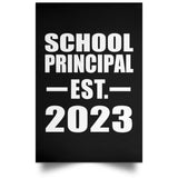 School Principal Established EST. 2023 - Poster Portrait