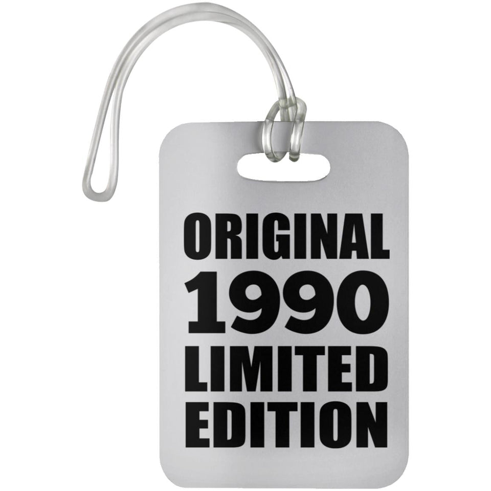 34th Birthday Original 1990 Limited Edition - Luggage Bag Tag