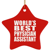 World's Best Physician Assistant - Star Ornament