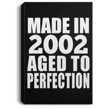22nd Birthday Made In 2002 Aged to Perfection - Canvas Portrait